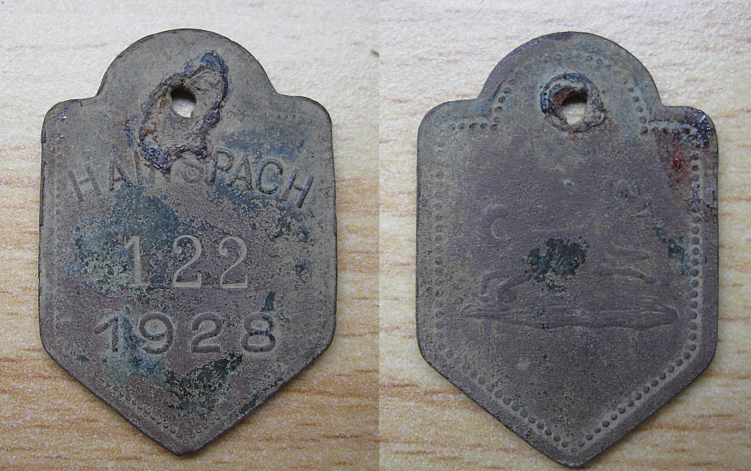 f 26 psí známka  1928 Hainspach - Lipová